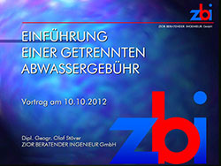 ZBI Vortrag Gebührensplitting